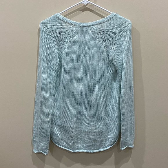 Mint green knit sweater - Picture 2 of 7